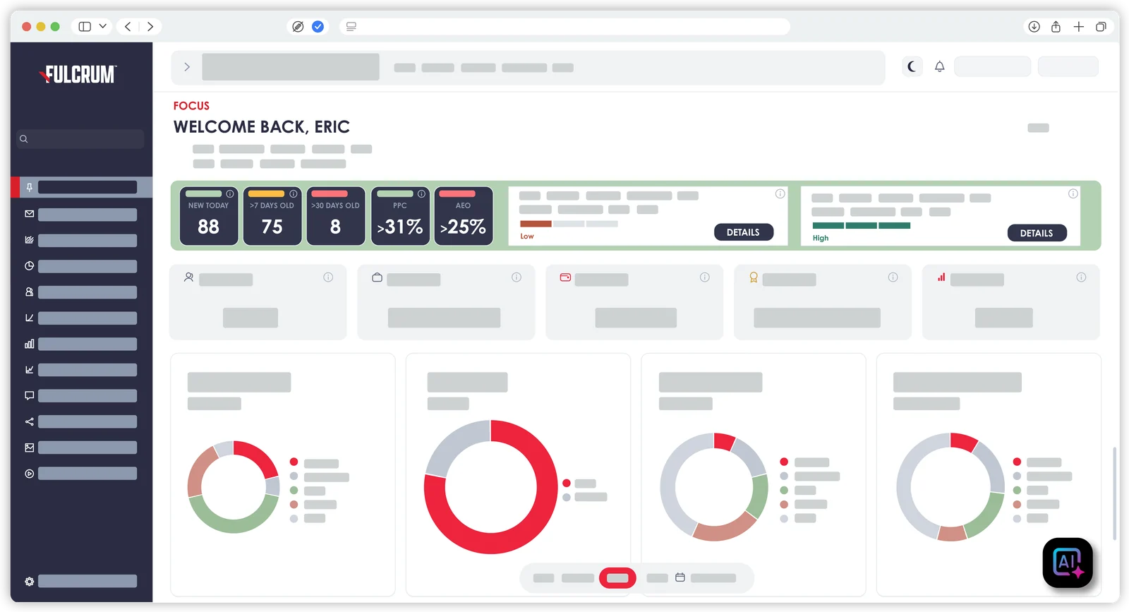 Fulcrum dashboard